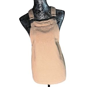 Corduroy overall dress